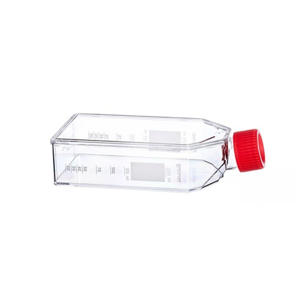 LASEC | Greiner Bio-One CELLSTAR® Cell Culture Flasks with Filter Screw Cap, 250ml, 75cm²