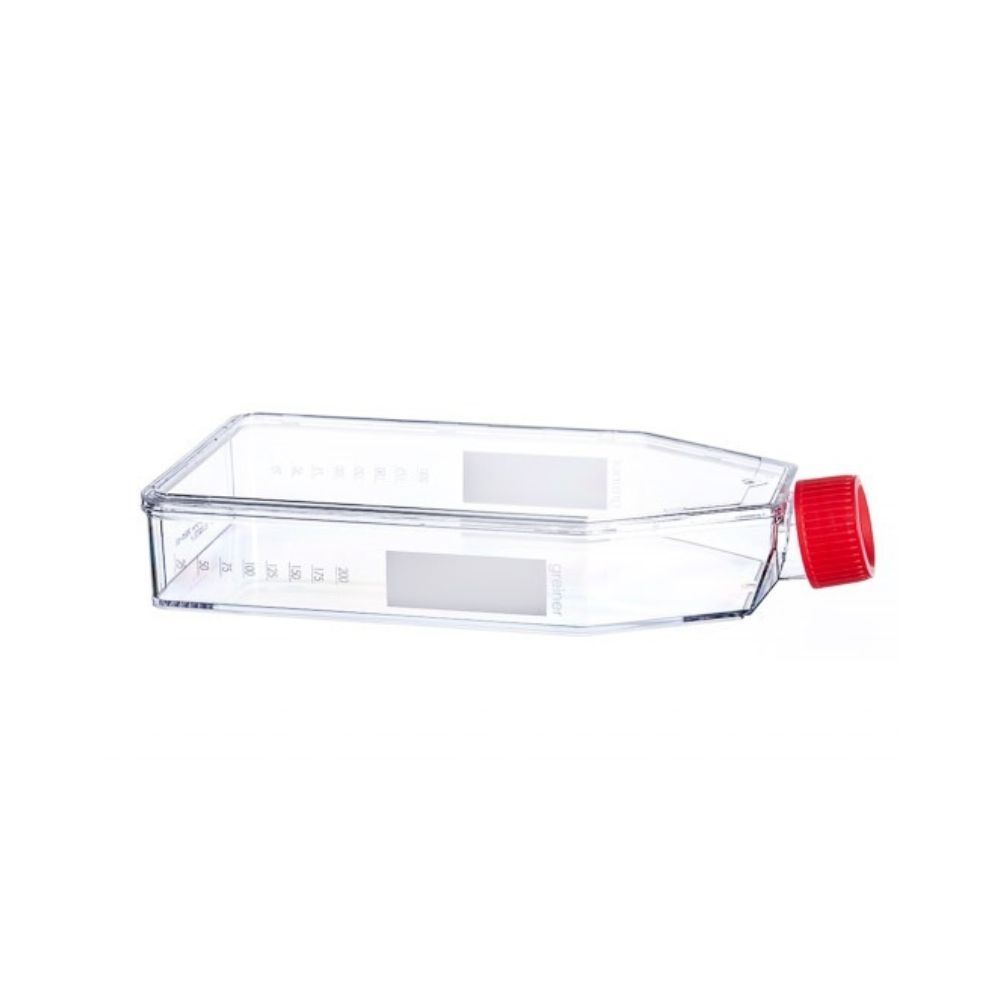 LASEC | Greiner Bio-One CELLSTAR® Cell Culture Flasks with Filter Screw Cap, 550ml, 175cm²