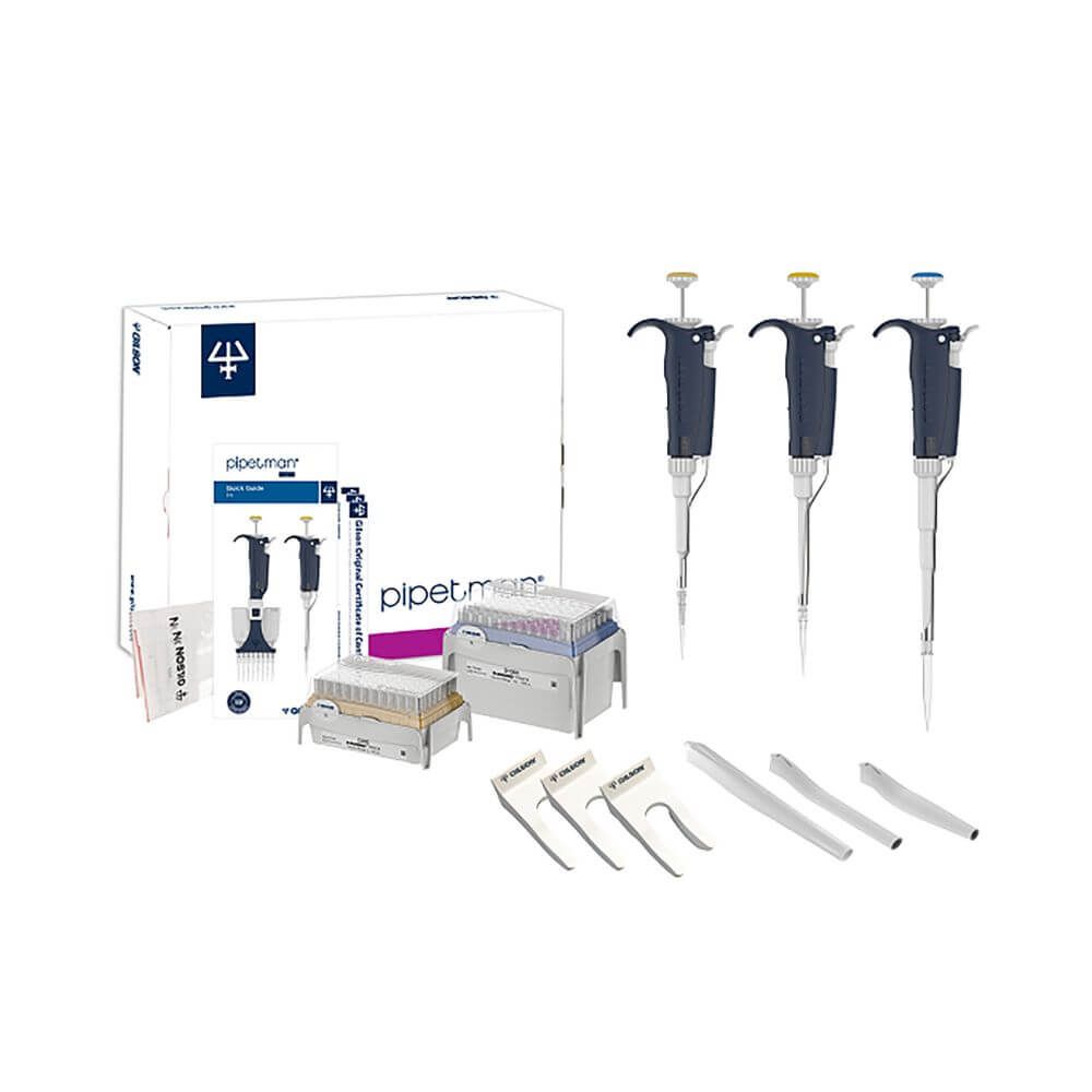 Gilson PIPETMAN L Starter Kit, 3 Pipette Kit, P20L, P200L, P1000L