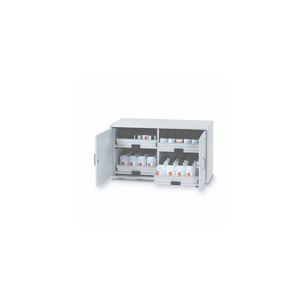 Underbench Acid and Alkali Solvent Safety Storage Cabinet, 1100mm (W)