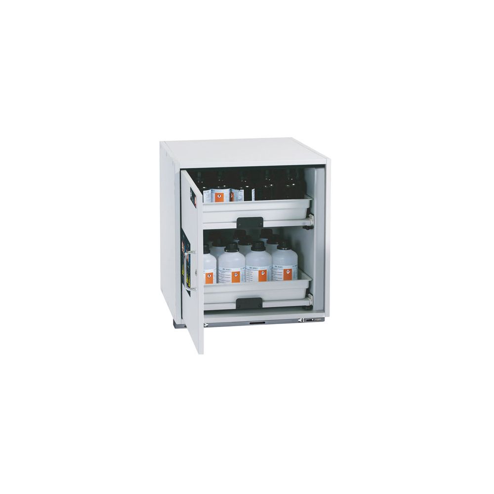 Underbench Acid and Alkali Solvent Safety Storage Cabinet, 590mm (W)