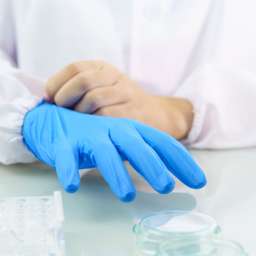 Nitrile Examination Gloves, Powder Free, X-Large