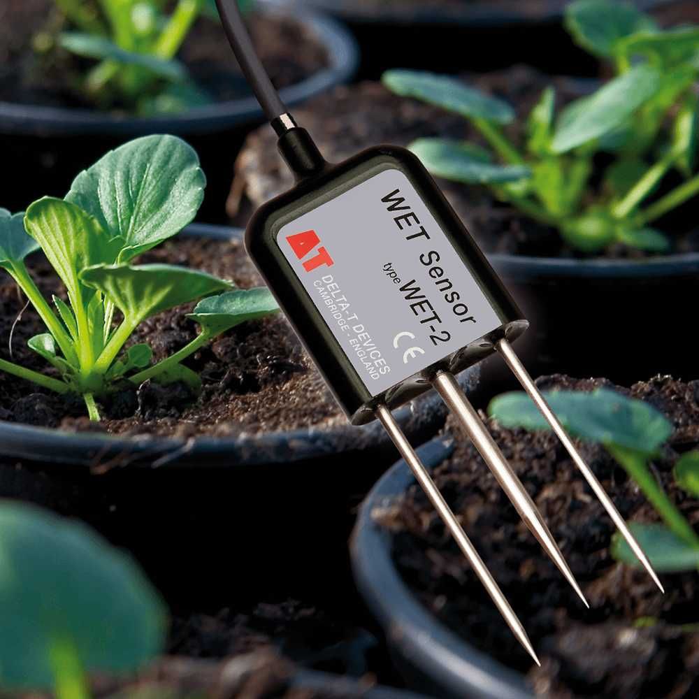 LASEC | Delta-T Devices WET-2 Sensor with 5 m cable terminating in bare wires for use with GP1 or GP2.