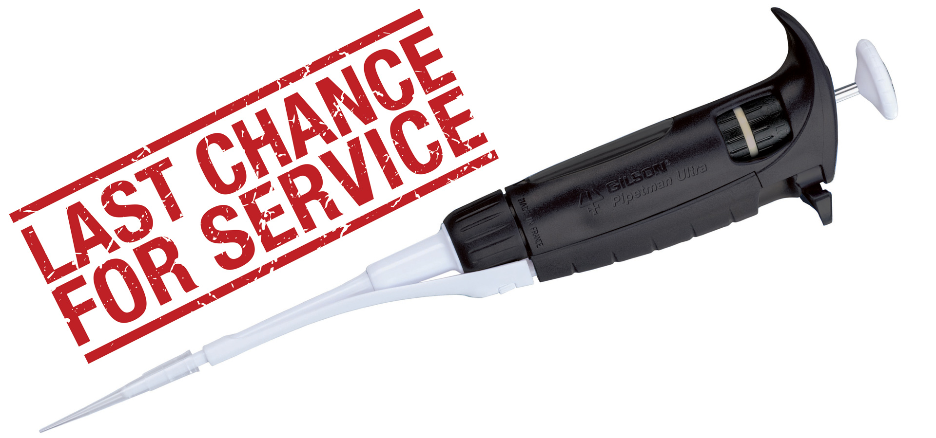 Last Chance to Service Your Gilson PIPETMAN ULTRA® Pipettes