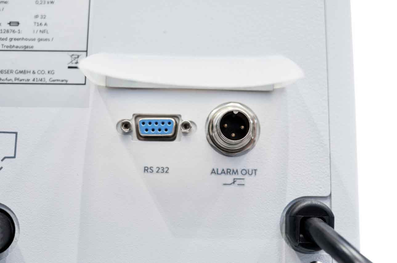 LAUDA Microcool RS-232 interface and alarm