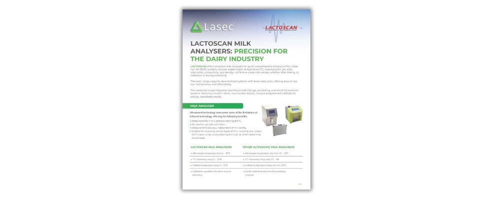 Lactoscan ultrasonic milk analyser and somatic cell counter for dairy industry milk quality testing