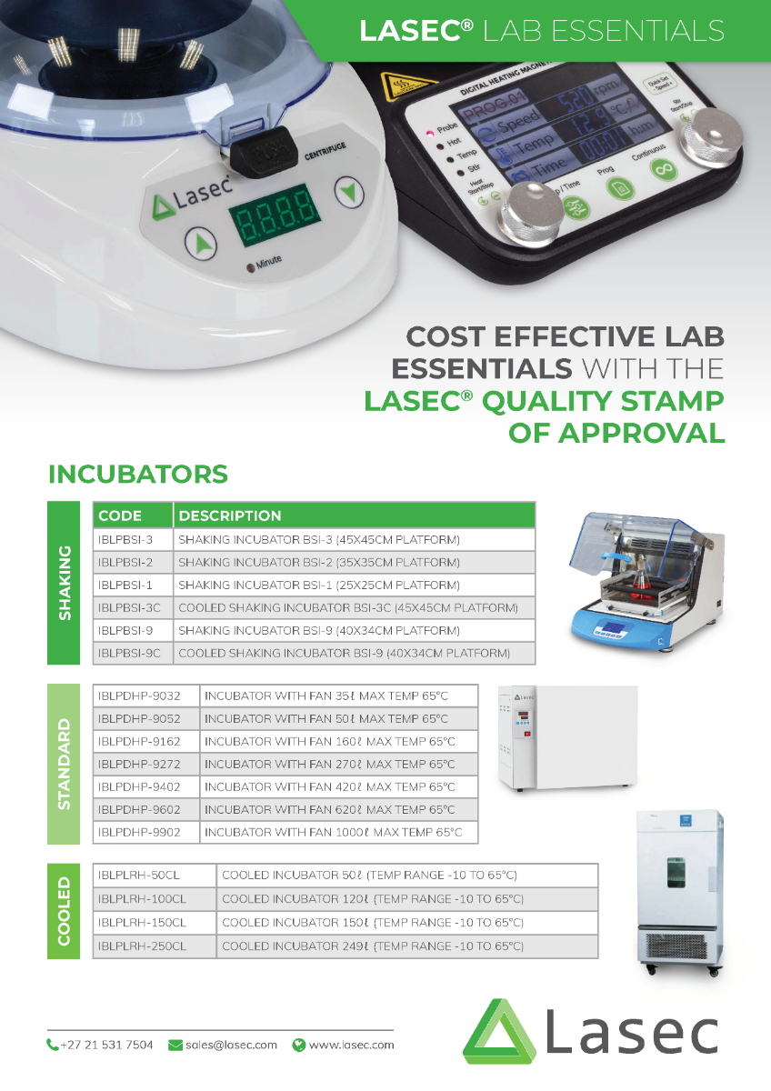 Lasec Lab Essentials Catalogue