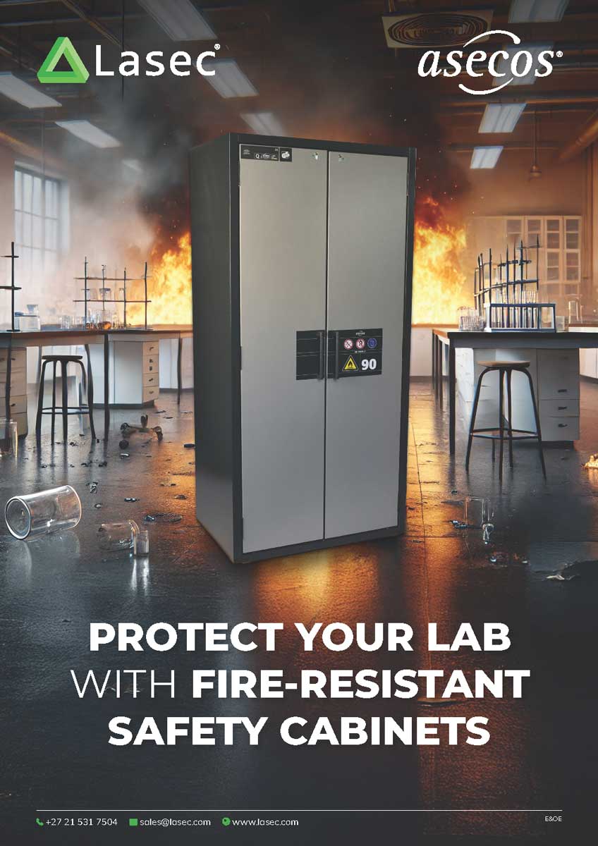 Asecos EN 14470-1 certified fire-resistant safety cabinet for hazardous chemical storage