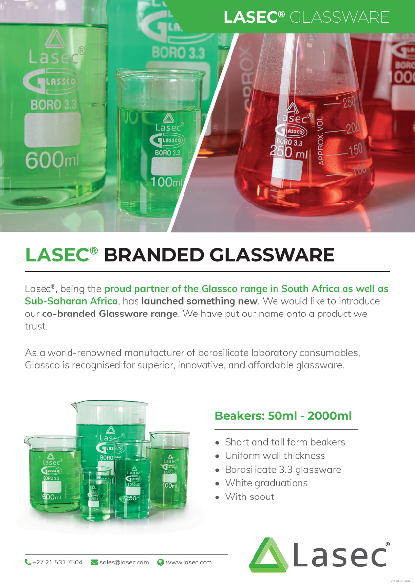 Branded Glassware from Lasec