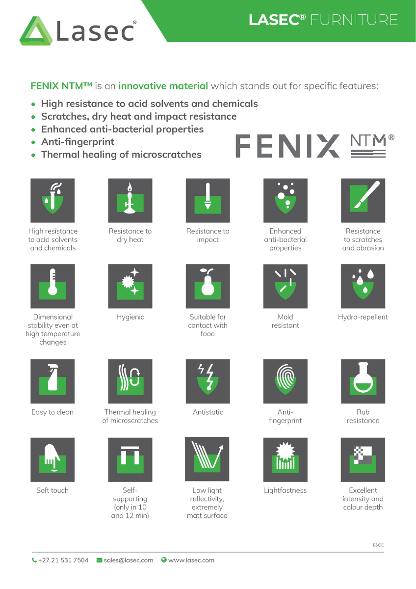 Fenix NTM Technical Datasheet from Lasec