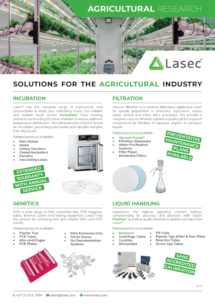 Solutions for the Agricultural Industry from Lasec